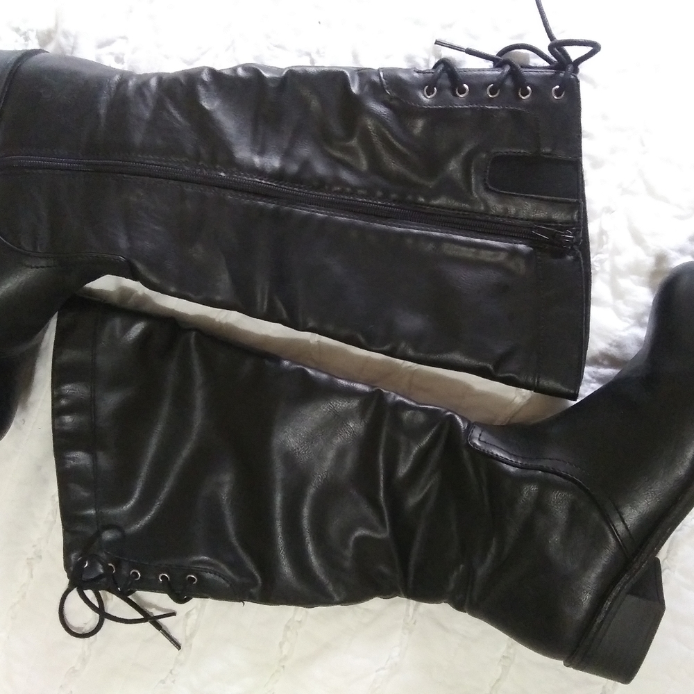 Arizona knee high boots, sz9.5W, EUC